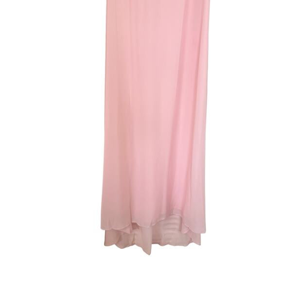 TFNC London Whisper Pink Eliana Sleeveless Bridesmaid Maxi Dress Size 10 NWT - Picture 4 of 10